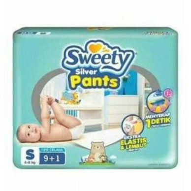 Sweety Silver Pants S Isi 9plus1