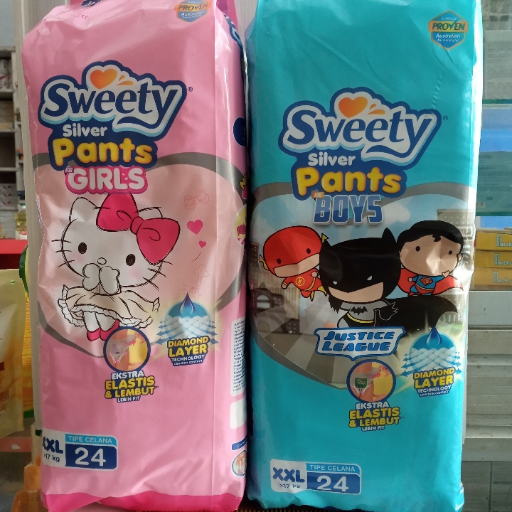 Sweety Silver Pants XXL