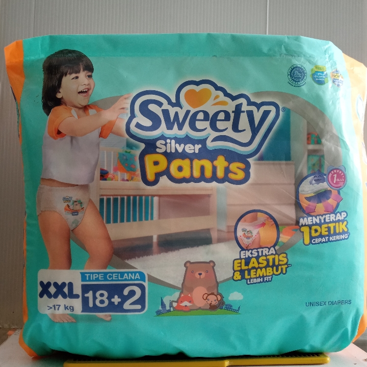 Sweety Silver Pants XXL