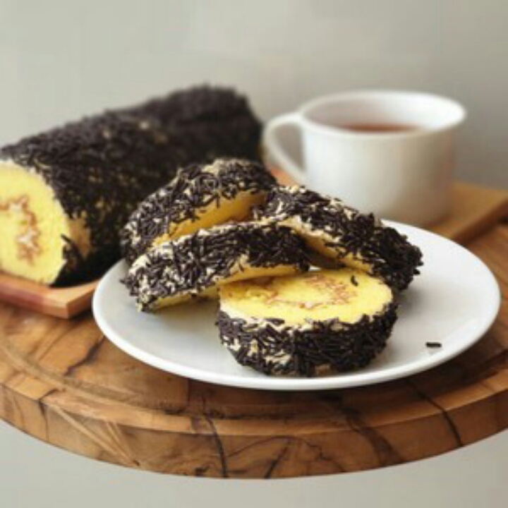 Swiss Roll Mocca Coklat Long