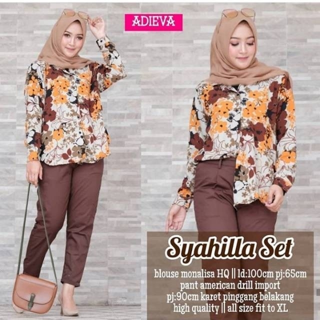 Syahilla set mustard 