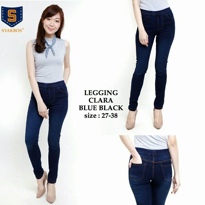 Syakbos Legging Clara Blue Black