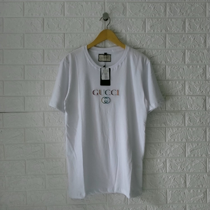 T-Shirt Gucci Embosh Foil Rainbow