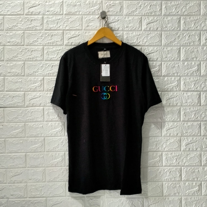 T-Shirt Gucci Embosh Foil Rainbow 2