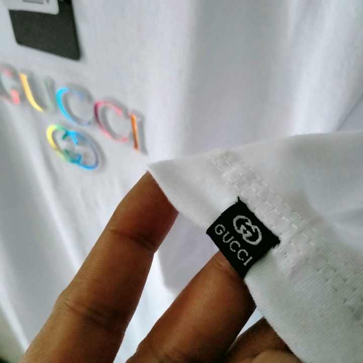 T-Shirt Gucci Embosh Foil Rainbow 3