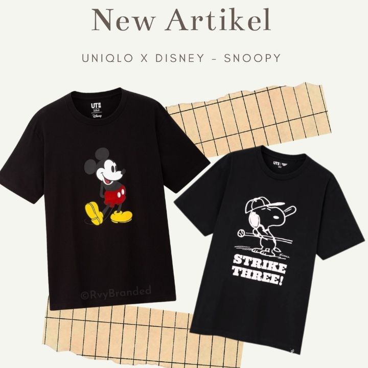 T-Shirt Uniqlo Disney X Snoopy