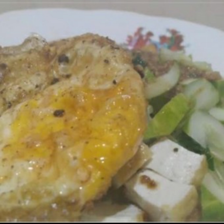 TAHU CAMPUR PLUS TELUR