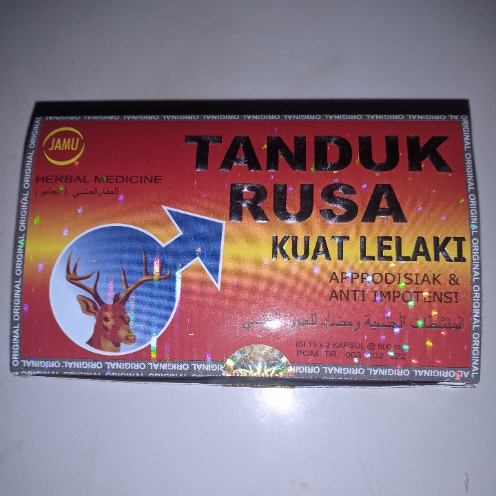 KAPSUL KUAT TANDUK RUSA ORIGINAL