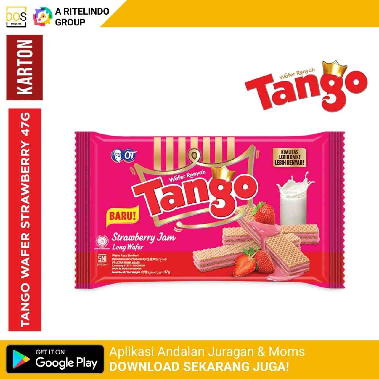 TANGO WAFER LONG Strawberry 47g