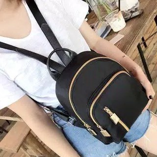 TAS BACKPACK TAS PUNGGUNG HITAM TAS FASHION TAS BATAM 2