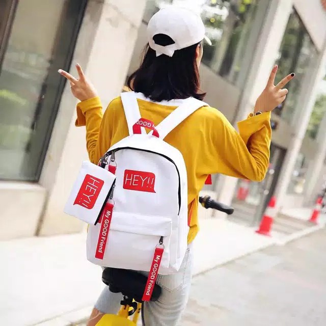 TAS HEY - Tas Ransel Backpack Fashion Korea