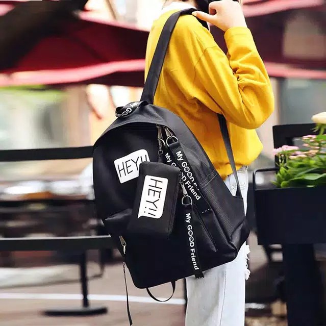 TAS HEY - Tas Ransel Backpack Fashion Korea 2