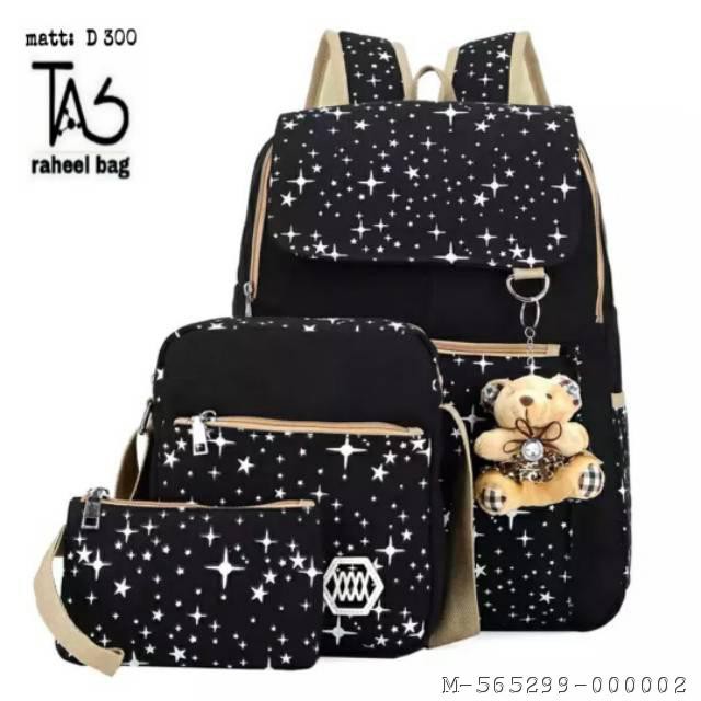 TAS RANSEL WANITA KANVAS 2