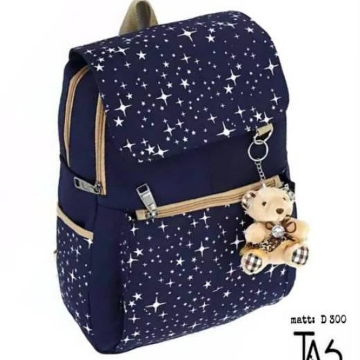 TAS RANSEL WANITA KANVAS 5