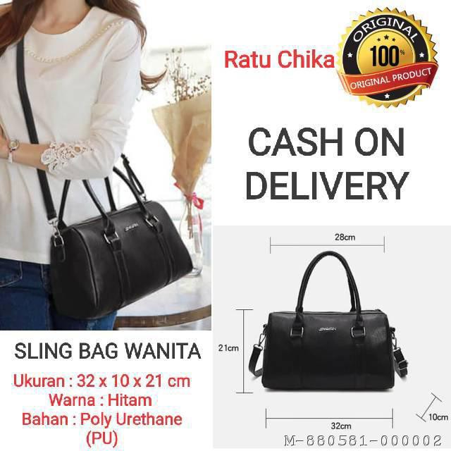 TAS SELEMPANG BLACK WANITA