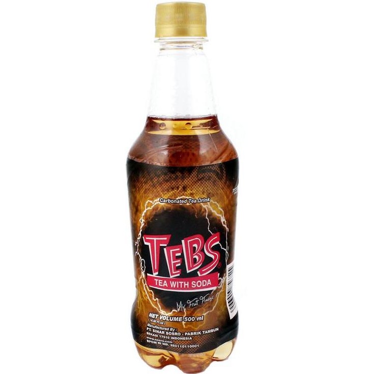 TEBS TEA WITH SODA BOTPLAS 500 ML