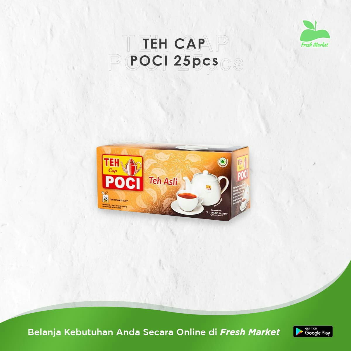 TEH CAP POCI 25 PCS