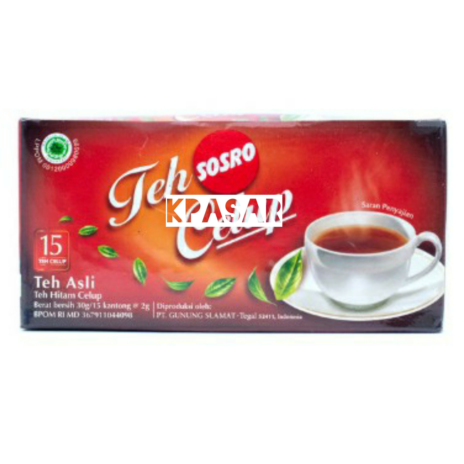 TEH CELUP SOSRO KEMASAN 30 GRAM