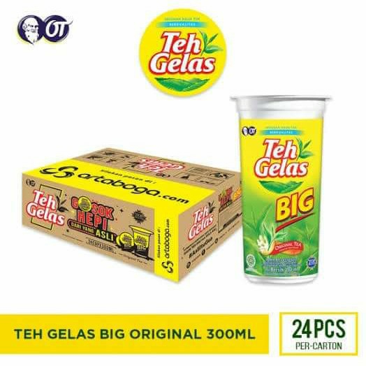 TEH GELAS BIG Perdus 300ml X 24pcs 2