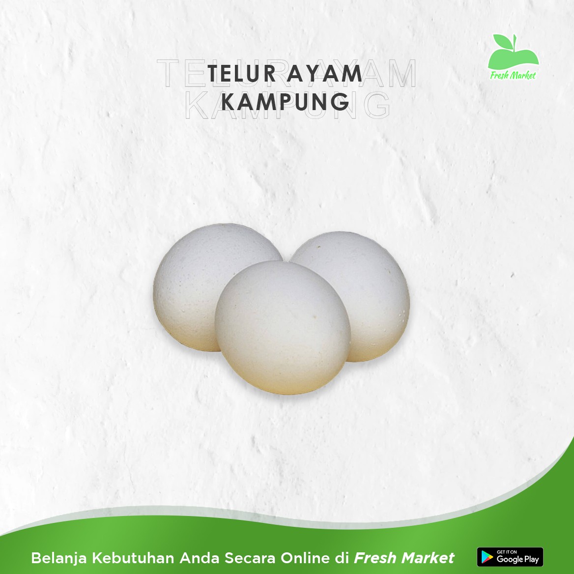 TELUR AYAM KAMPUNG 1 BIJI