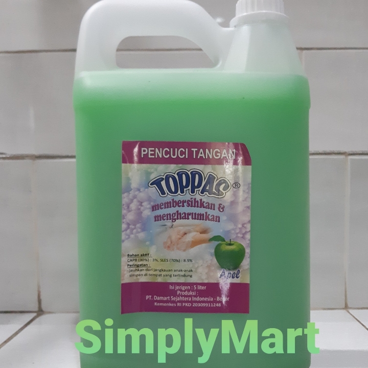 TOPPAS hand soap Apel 5 LiterPromo Stok terbatas