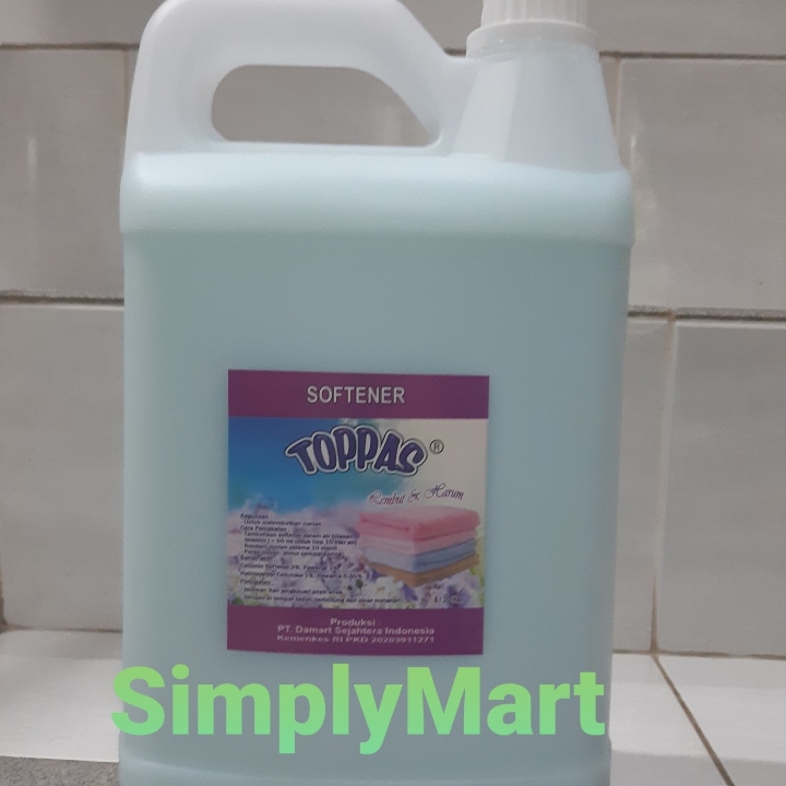 TOPPAS softener blue aroma lembut 5ltrPromo Stok terbatas