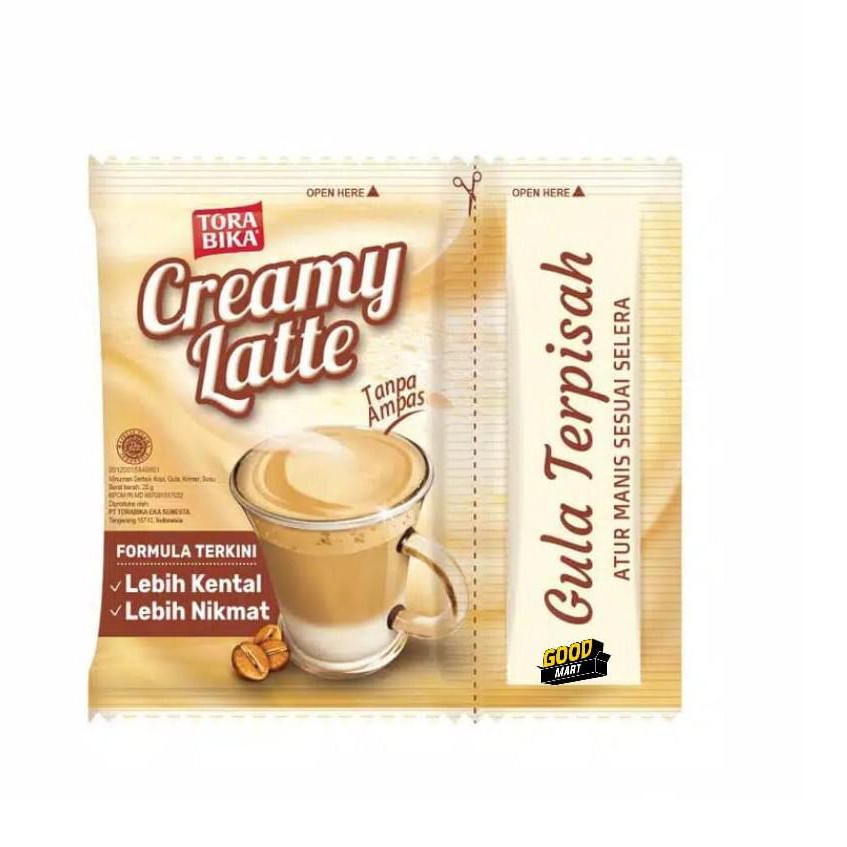 TORA BIKA CREAMY LATTE 25G