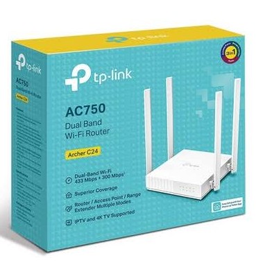 TPLink Wi-fi Rauter Archer C24  AC750