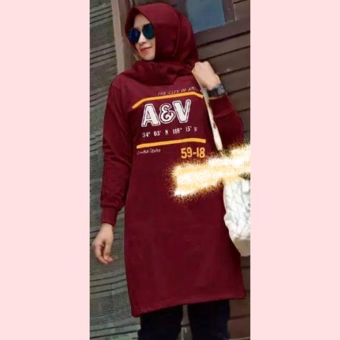 TUNIK AV BAHAN BABYTERRY UKURAN ALL SIZE FIT TO L 1R 3