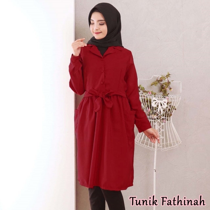 TUNIK FATHINAH RED