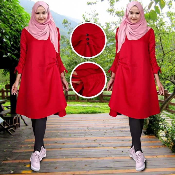 TUNIK KESYA MAROON