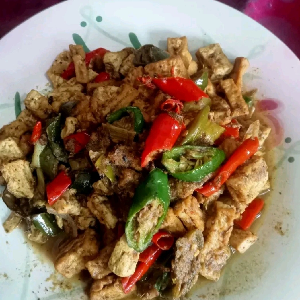 Tahu Tauco Sambal Ijo Satu Porsi