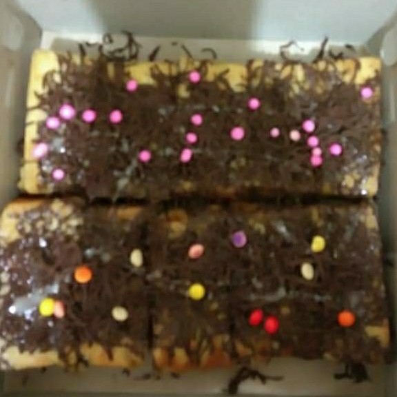 Roti Bakar Original Coklat Pakai Toping 