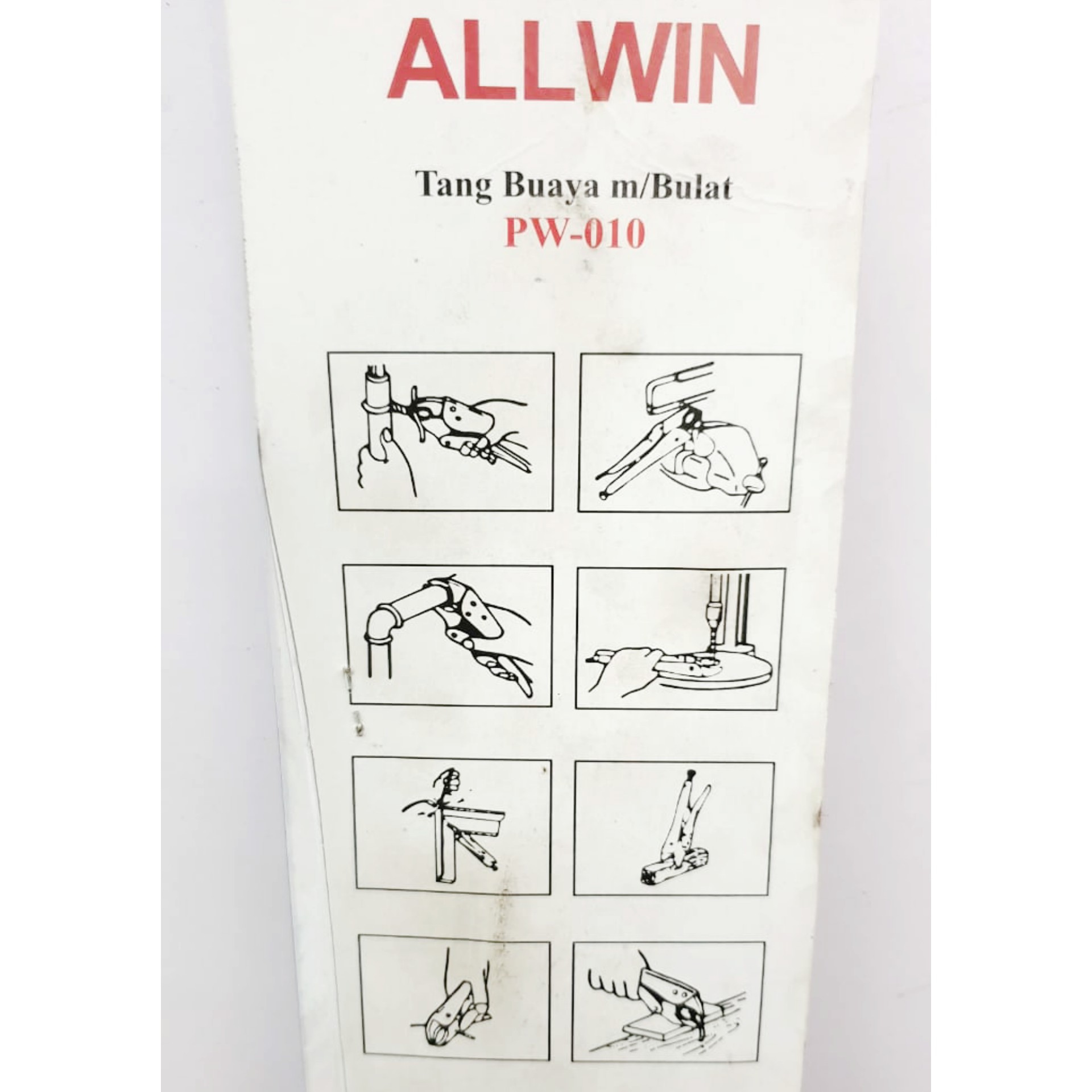 Tang Buaya Bulat ALLWIN PW-010 3