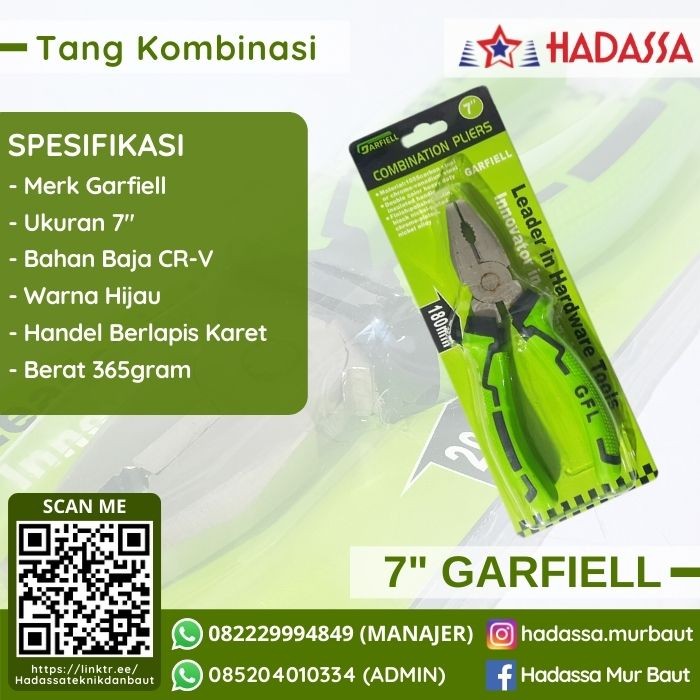 Tang Kombinasi 7 Inci Garfiell