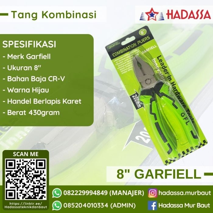 Tang Kombinasi 8 Inci Garfiell