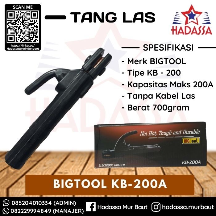 Tang Las 200A Big Tool KB-200A