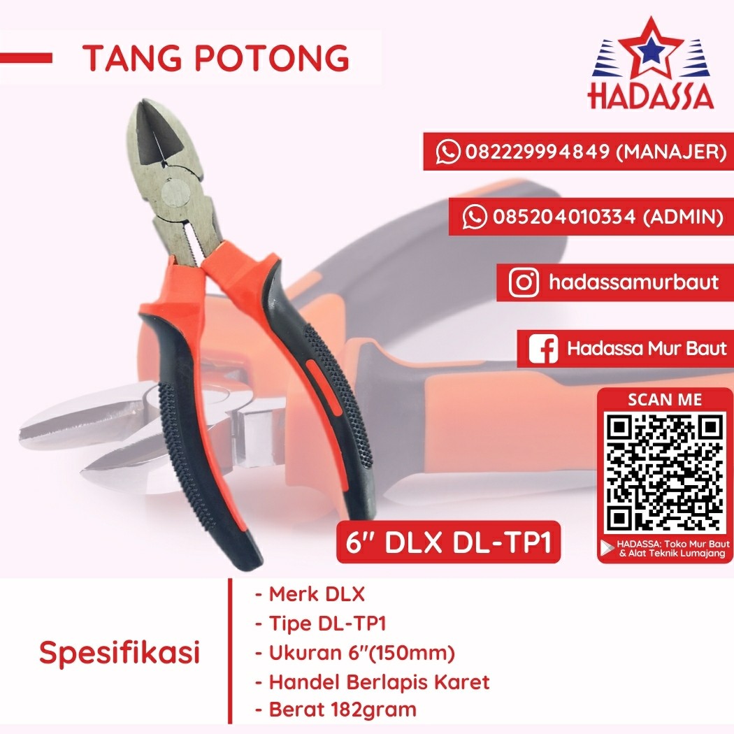 Tang Potong 6 Inch DLX DL-TP1