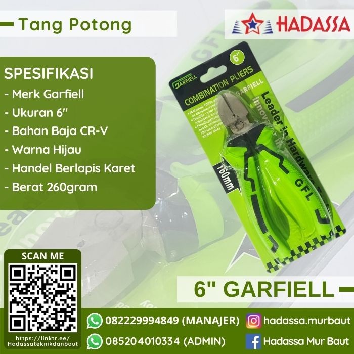 Tang Potong 6 Inci Garfiell