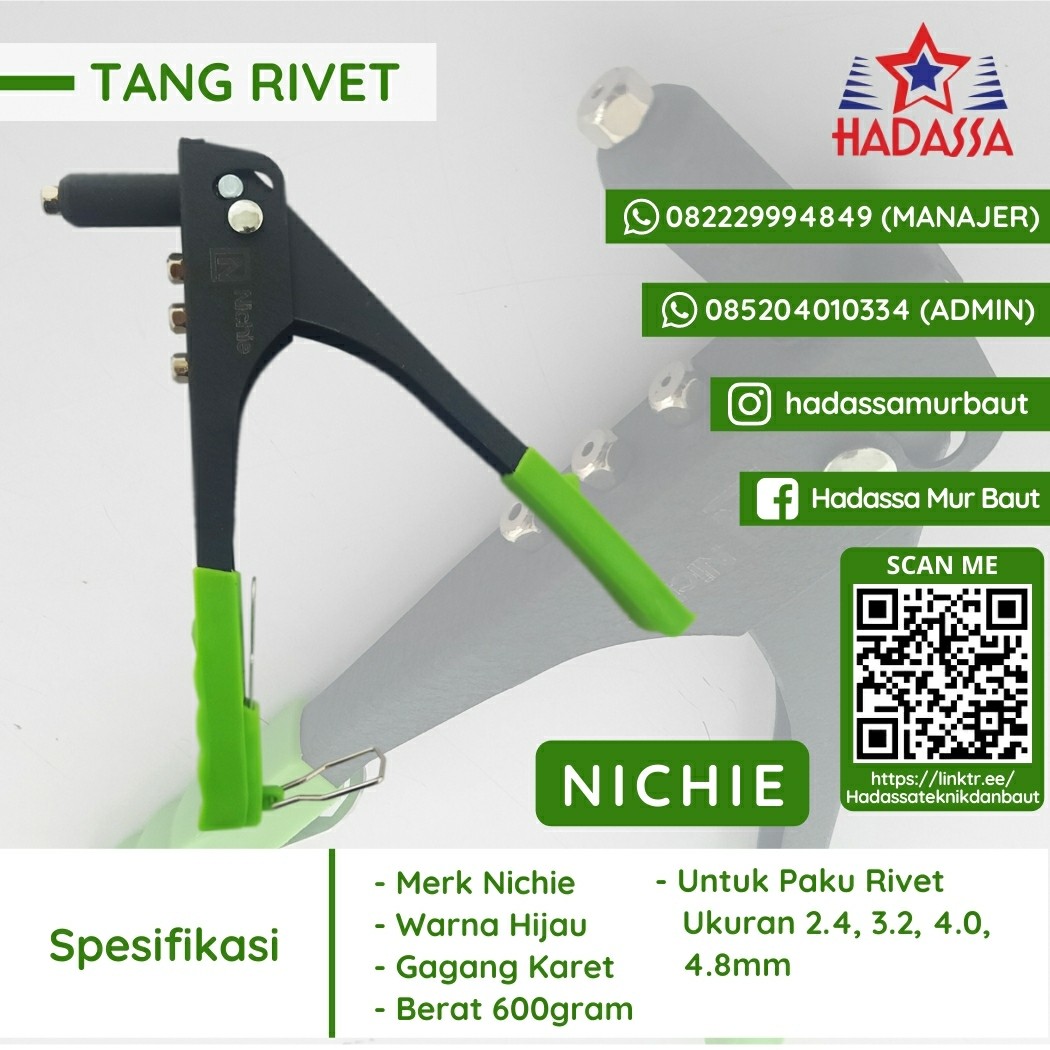 Tang Rivet Nichie