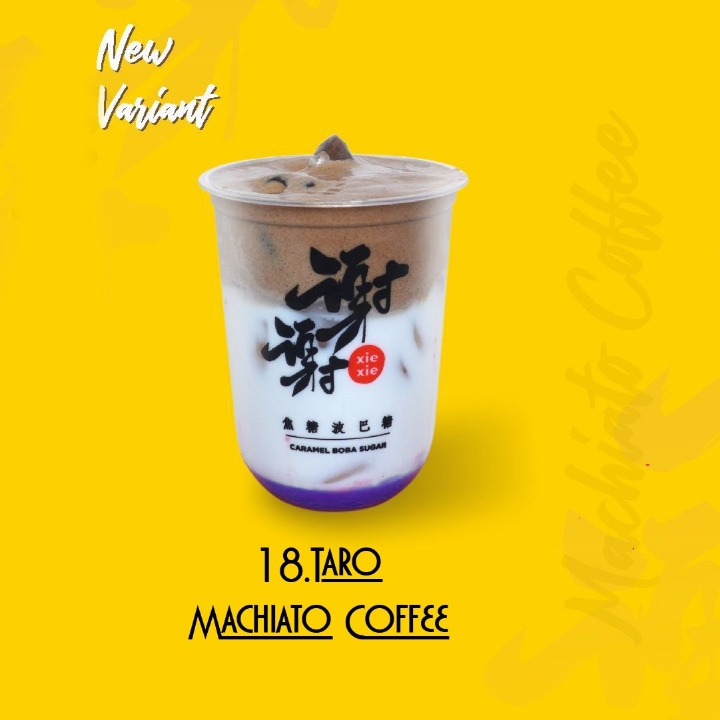 Taro machiato Coffee