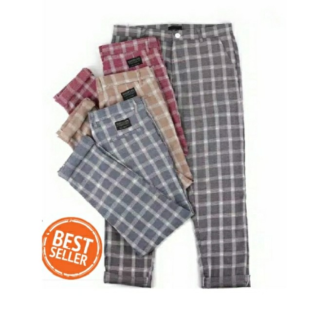 Tartan Pants Pria TH007