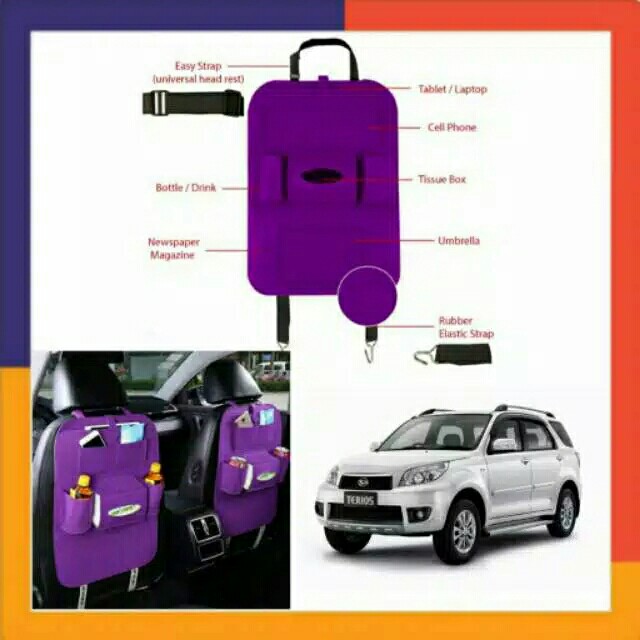 Tas Jok Mobil Set Organizer Per Pcs 2