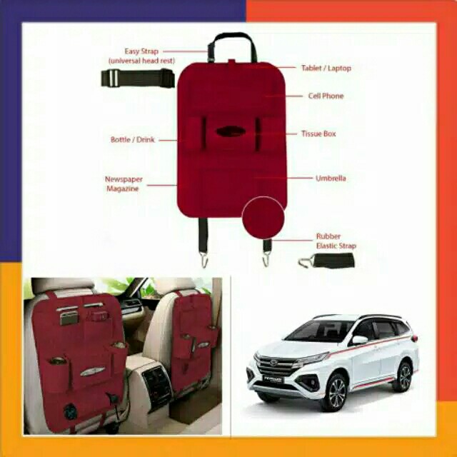 Tas Jok Mobil Set Organizer Per Pcs 4