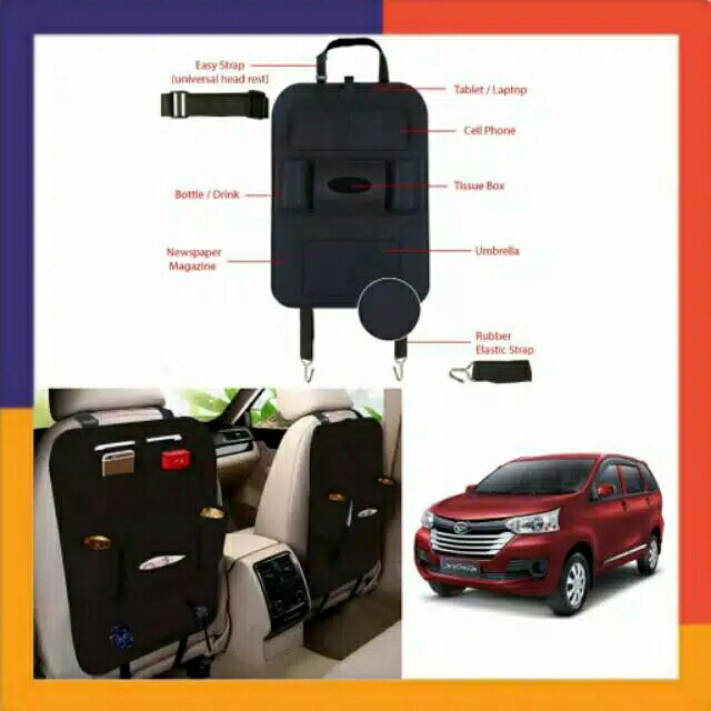 Tas Jok Mobil Set Organizer Per Pcs 5