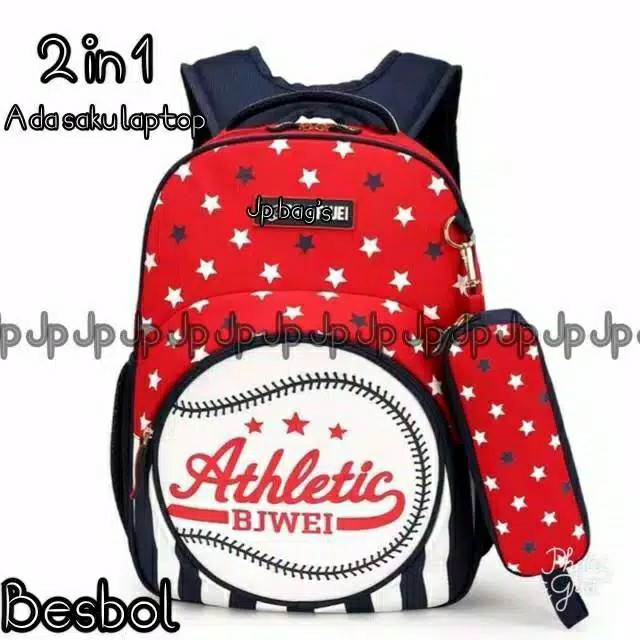 Tas Ransel Anak Sekolah SD Baseball 3