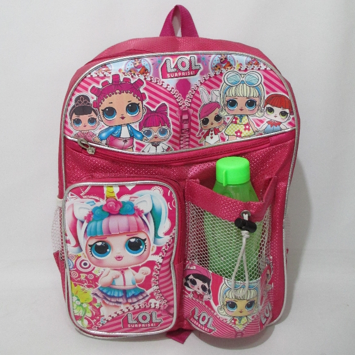 Tas Ransel Botol Cewek Anak Sekolah SD