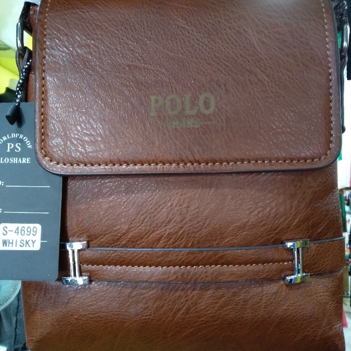 Tas Selempang Kulit Polo