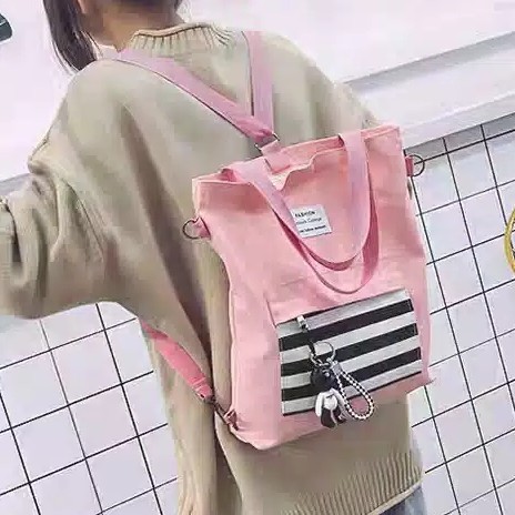 Tas Tote Wanita Bisa Ransel  Selempang 3