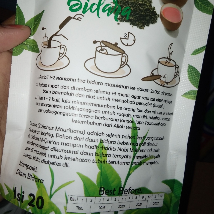 Teh  Celup herbal Bidara 4